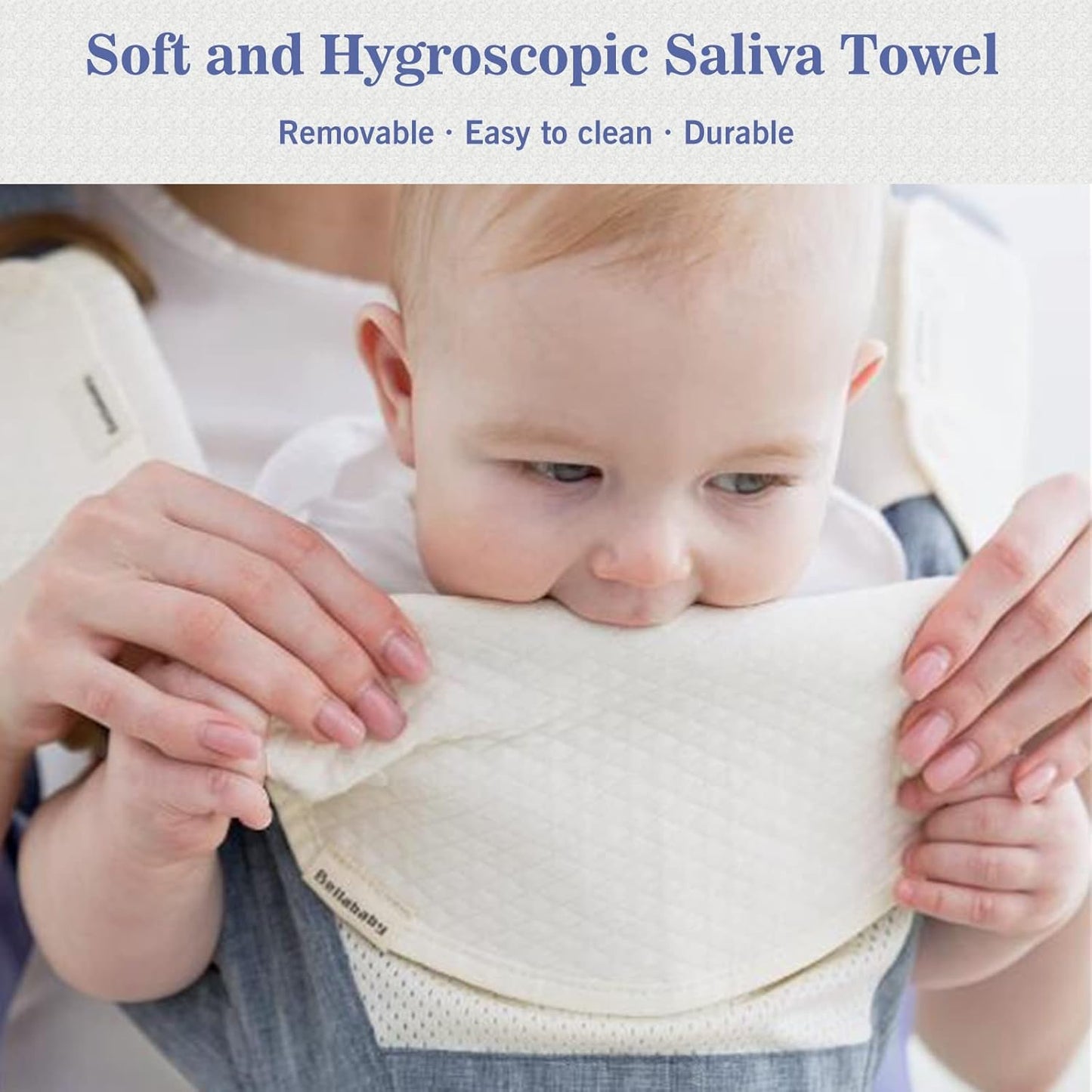 Babytrage, All-In-One Babytrage Für Neugeborene Ab Geburt, Babys & Kleinkinder (0-36Monate), Verstellbarer Sitz, Baby-Tragetasche 3 Trage Positionen(Grau)