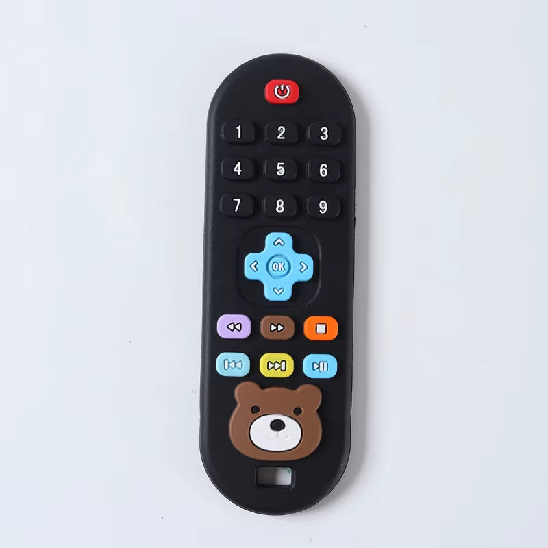 Children'S Teething Remote Control Silicone Material Baby Teething Toys Simulation Remote Control Toys Teething Teether