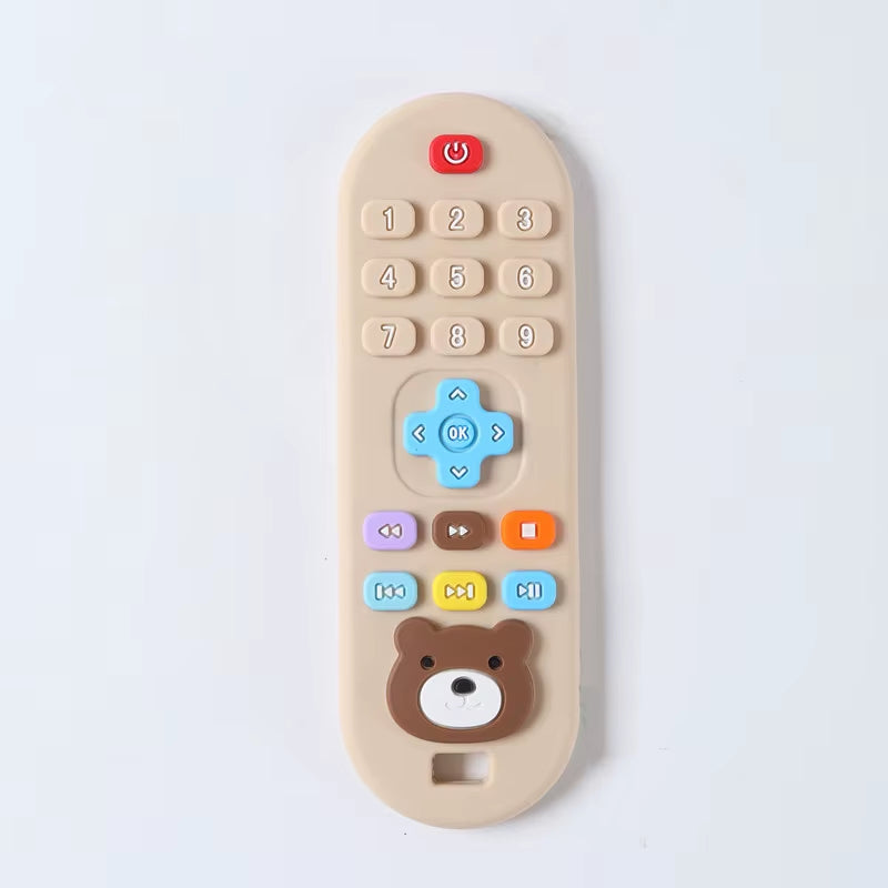 Children'S Teething Remote Control Silicone Material Baby Teething Toys Simulation Remote Control Toys Teething Teether