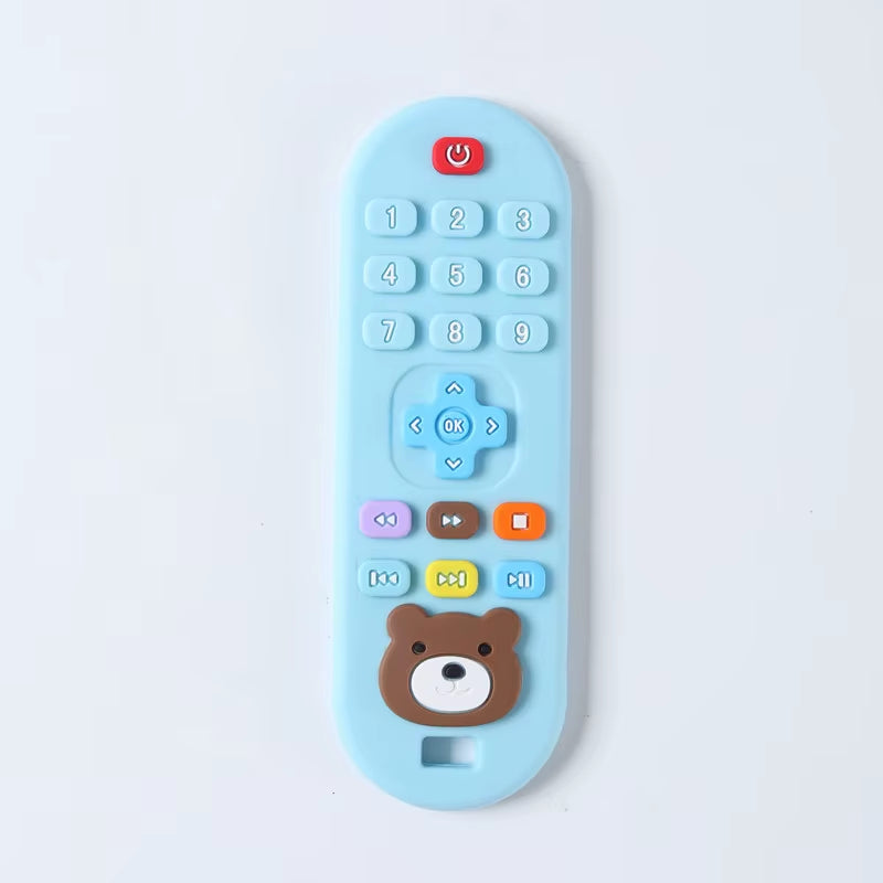 Children'S Teething Remote Control Silicone Material Baby Teething Toys Simulation Remote Control Toys Teething Teether