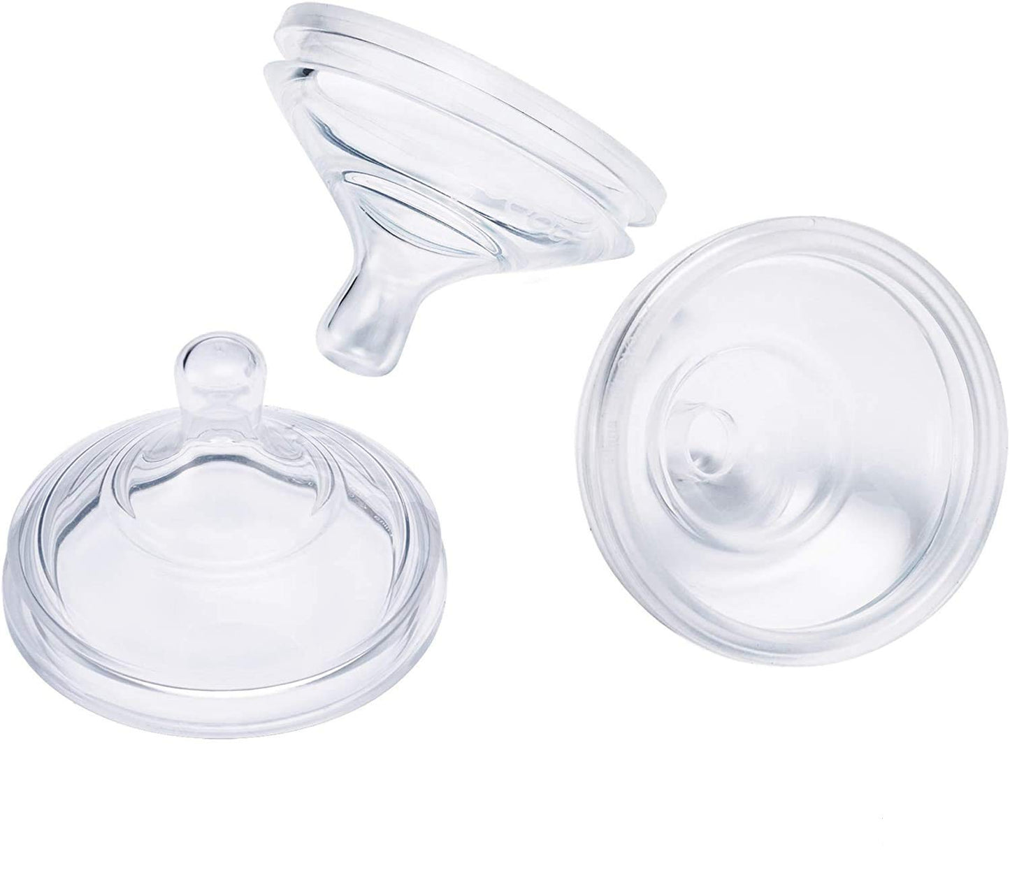 Nursh Newborn Silicone Baby Bottle Nipples - Bottle Nipples for  Nursh Newborn Bottles - Baby Bottle-Feeding Supplies - Slow Flow Baby Bottle Nipples - 3 Count