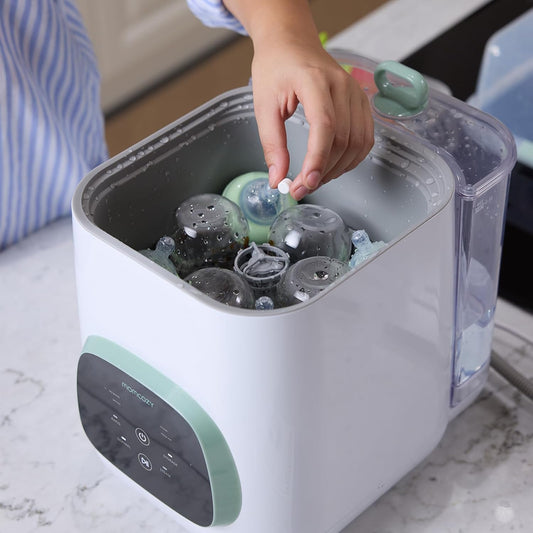 Momcozy Offizieller Flaschenreiniger-Waschblock, Parfümfrei Und Babysicher, Passend Für Momcozy Kleanpal Pro, 120 Tabletten