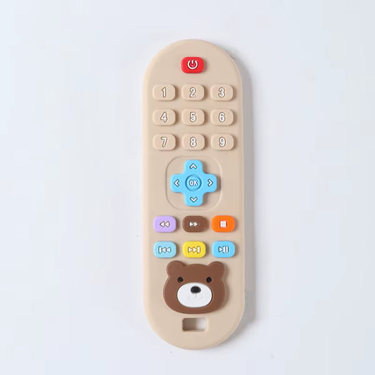 Children'S Teething Remote Control Silicone Material Baby Teething Toys Simulation Remote Control Toys Teething Teether