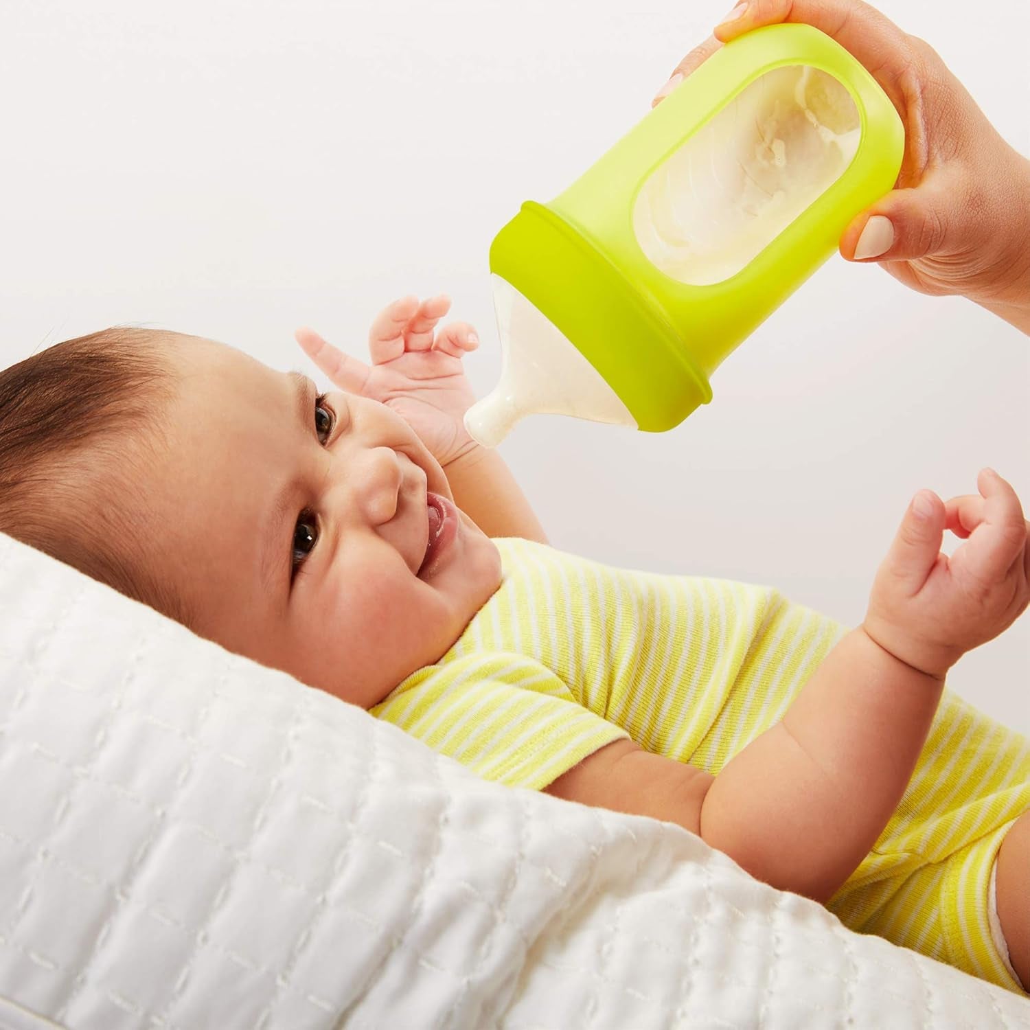 Nursh Newborn Silicone Baby Bottle Nipples - Bottle Nipples for  Nursh Newborn Bottles - Baby Bottle-Feeding Supplies - Slow Flow Baby Bottle Nipples - 3 Count