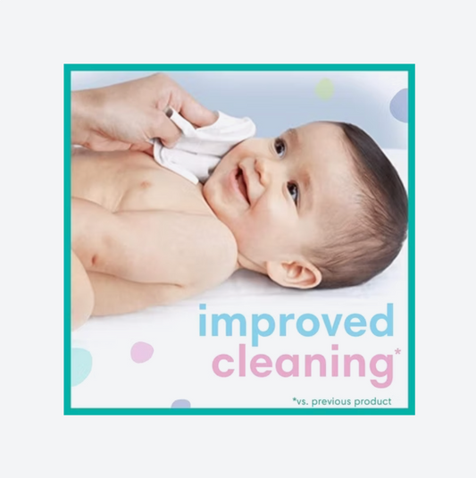 Pampers Fresh Clean Billendoekjes (15x80 Stuks) - Mild Geparfumeerd