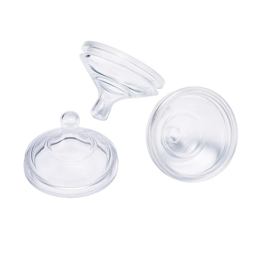 Nursh Newborn Silicone Baby Bottle Nipples - Bottle Nipples for  Nursh Newborn Bottles - Baby Bottle-Feeding Supplies - Slow Flow Baby Bottle Nipples - 3 Count